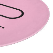 Planche À Découper Je réfléchis... Barre de progression rose Minimali (Coin)
