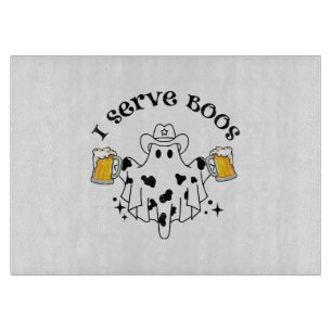 Planche À Découper Je sers Boos ! Barre éffrayant