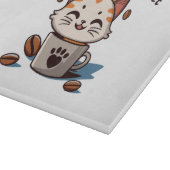 Planche À Découper Je suis accro à la Cat-fféine (Coin)