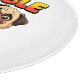 Planche À Découper Je Suis Pibble Lave Mon Ventre (Coin)