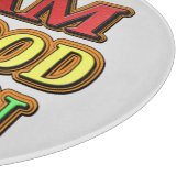 Planche À Découper "Je Suis Un Bon Humain" Mignonne Conception. Comma (Coin)