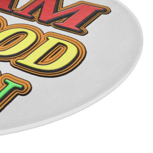 Planche À Découper "Je Suis Un Bon Humain" Mignonne Conception. Comma (Coin)