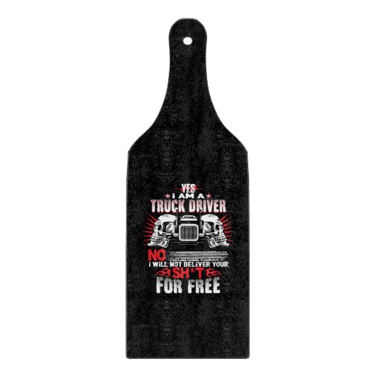 Planche À Découper Je suis un camion (Devant)