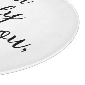 Planche À Découper Je t'aime Modèle de texte (Coin)