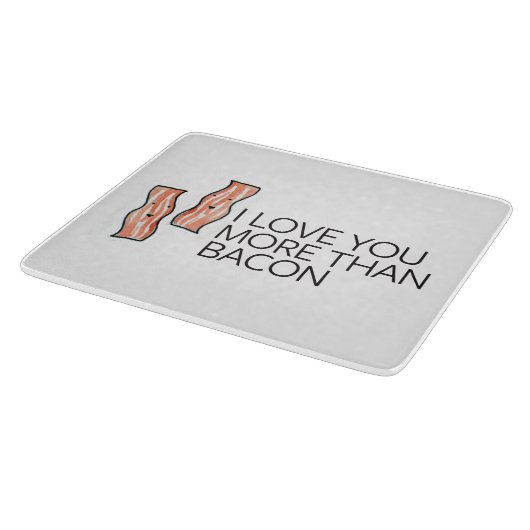 Planche À Découper Je t'aime plus que le lard (Coin)