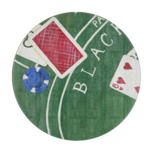 Planche À Découper Jeu de Blackjack avec chips par Chariklia Zarris