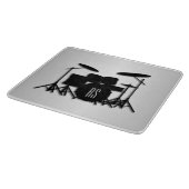 Planche À Découper Jeu de tambour Monogramme Argent (Coin)