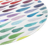 Planche À Découper Jeu d'éclaboussures couleur aquarelle (Coin)