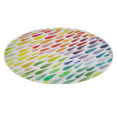 Planche À Découper Jeu d'éclaboussures couleur aquarelle (Coin)