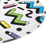 Planche À Découper Jeu géométrique : Motif de formes de Doodles (Coin)