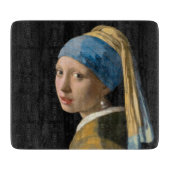 Planche À Découper Johannes Vermeer - Fille avec une oreille perle (Devant)