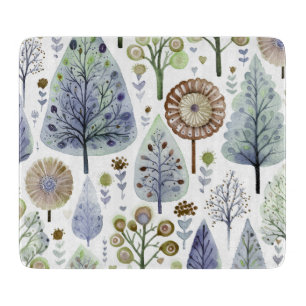 Planche À Découper Joli arbre bohème Festival Vibes de Noël