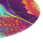 Planche À Découper Joli Art De La Plage Abstrait (Coin)