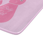 Planche À Découper Joli chat fille rose sur mesure (Coin)