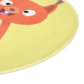 Planche À Découper Joli dessin animé d'écureuil roux (Coin)