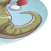 Planche À Découper Joli dinosaure en canne de Noël (Coin)