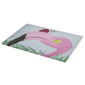 Planche À Découper Joli Flamant rose rose (Coin)