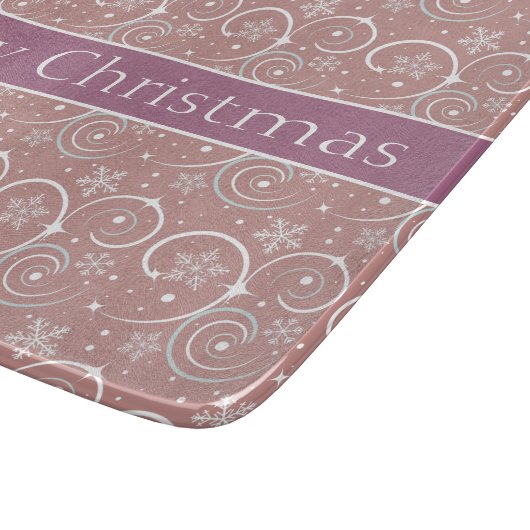 Planche À Découper Joli Joyeux Noël (Coin)