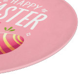 Planche À Découper Joli lapin de Pâques rose (Coin)