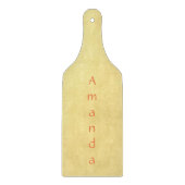 Planche À Découper Joli monogramme doré (Devant)