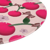 Planche À Découper Joli motif de cerise rouge (Coin)