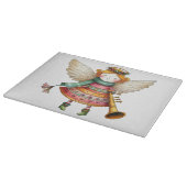 Planche À Découper Joli Noël Folk Art Angel (Coin)