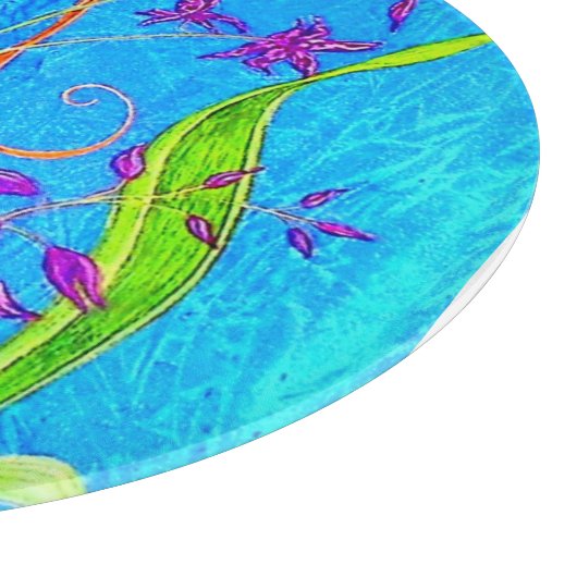 Planche À Découper Joli petit orchidée (Coin)