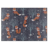 Planche À Découper Joli renard d'hiver (Devant)
