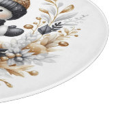 Planche À Découper Joli Snowman et feuillage de Noël (Coin)