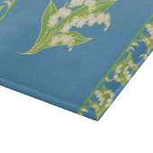 Planche À Découper Joli tableau de découpe : Lys de la Vallée, Bleu (Coin)