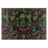 Planche À Découper Jolie flambée de fleurs Abstraite (Devant)