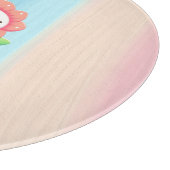 Planche À Découper Jolie fleur fantaisiste en pot (Coin)