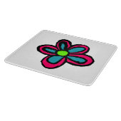 Planche À Découper Jolie Fleur Rose (Coin)