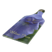 Planche À Découper Jolie Iris Bleu Floral (Coin)