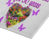 PLANCHE À DÉCOUPER JOLIE PURPLE 50E ANNIVERSAIRE CONCEPTION (Coin)