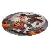 Planche À Découper Jolie vache sorcière d'Halloween (Coin)