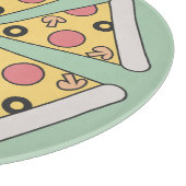 Planche À Découper Jolies tranches de pizza de style géométrique (Coin)