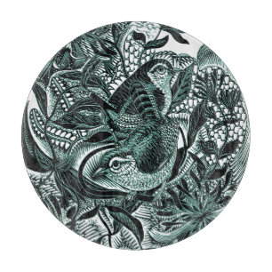 Planche À Découper Jolis oiseaux dans l'art vintage de la forêt