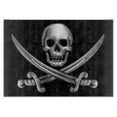 Planche À Découper Jolly roger de chrome (Devant)