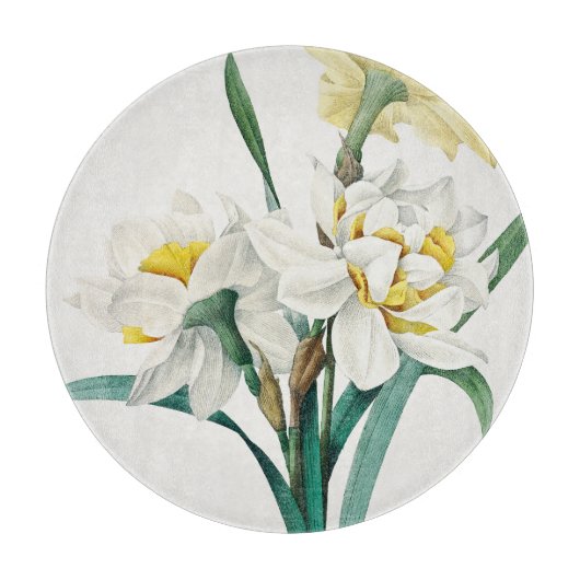 Planche À Découper Jonquille double, Pierre-Joseph Redouté, 1827 (Devant)