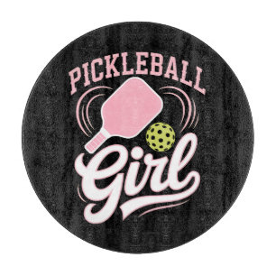 Planche À Découper Joueuse de pickleball fille