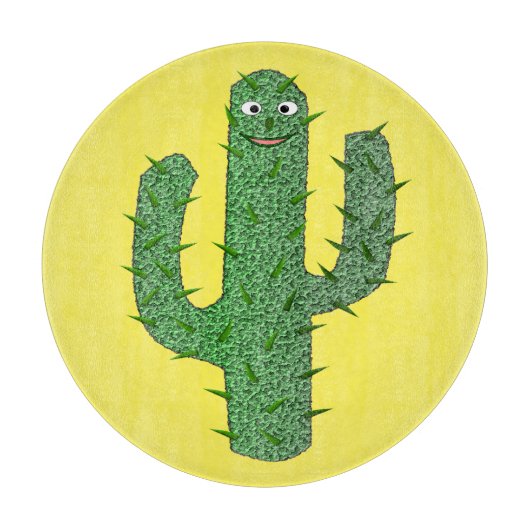 Planche À Découper Jour des morts heureux Cactus (Devant)