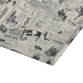 Planche À Découper Journal vintage (Coin)