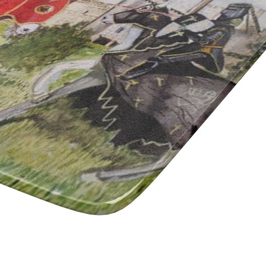 Planche À Découper Joust médiéval En face du Château (Coin)