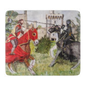Planche À Découper Joust médiéval En face du Château (Devant)