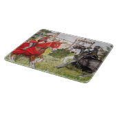 Planche À Découper Joust médiéval En face du Château (Coin)