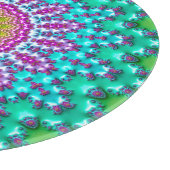 Planche À Découper Joyau super Coloré Tone Boho Fractal Mandala (Coin)