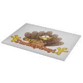 Planche À Découper Joyeuse fête de la dinde (Coin)