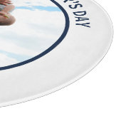 Planche À Découper Joyeuse Fête des Premiers Pères Photo & Texte Pers (Coin)