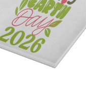 Planche À Découper Joyeuse Journée de la Terre 2026 (Coin)